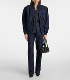 Magda Butrym RE25 denim corset top