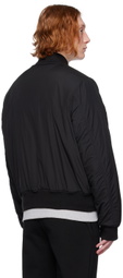 Lacoste Black Patch Reversible Bomber Jacket