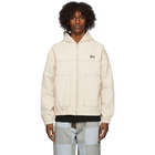 Stussy Off-White Canvas Work Jacket