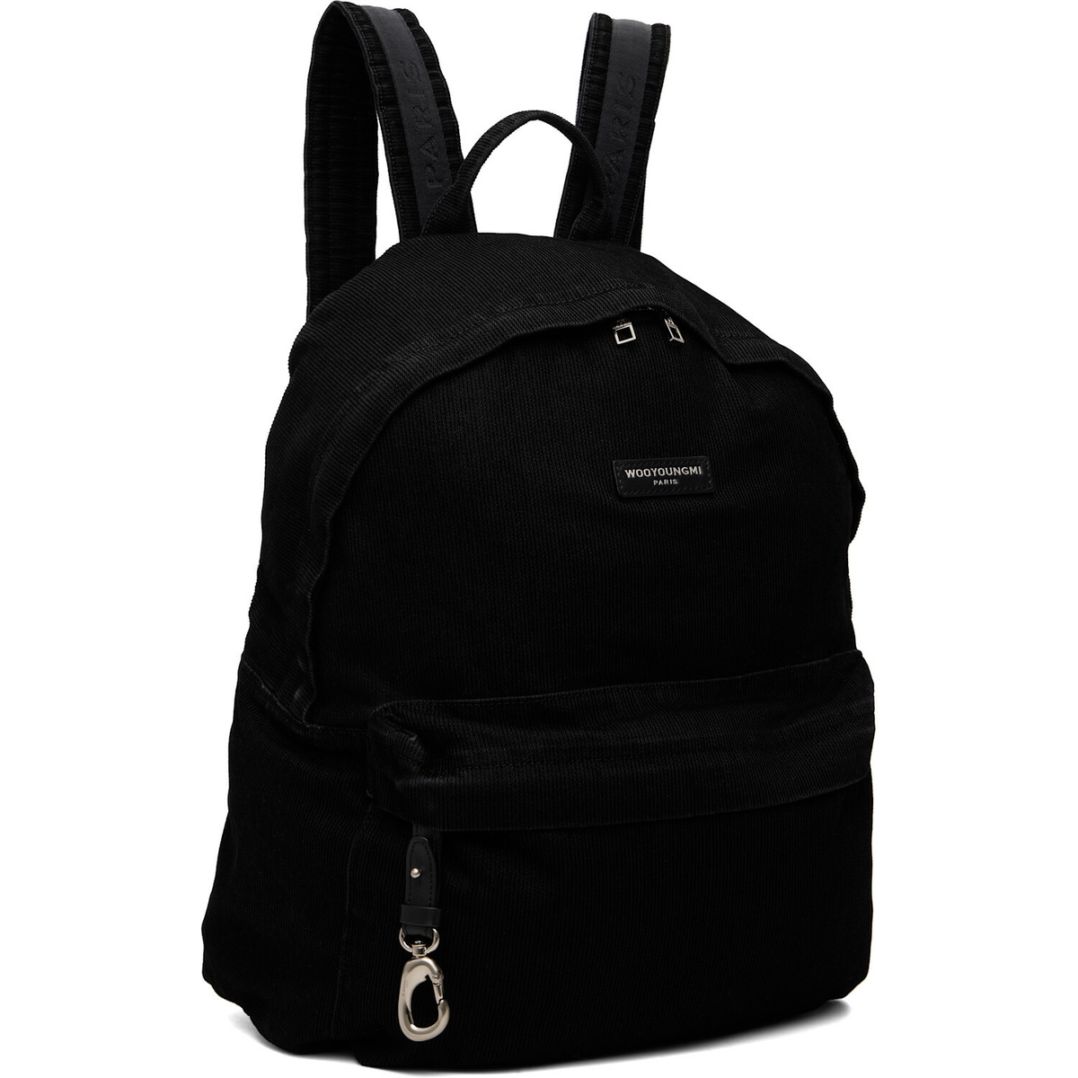 WOOYOUNGMI Black Mens Backpack