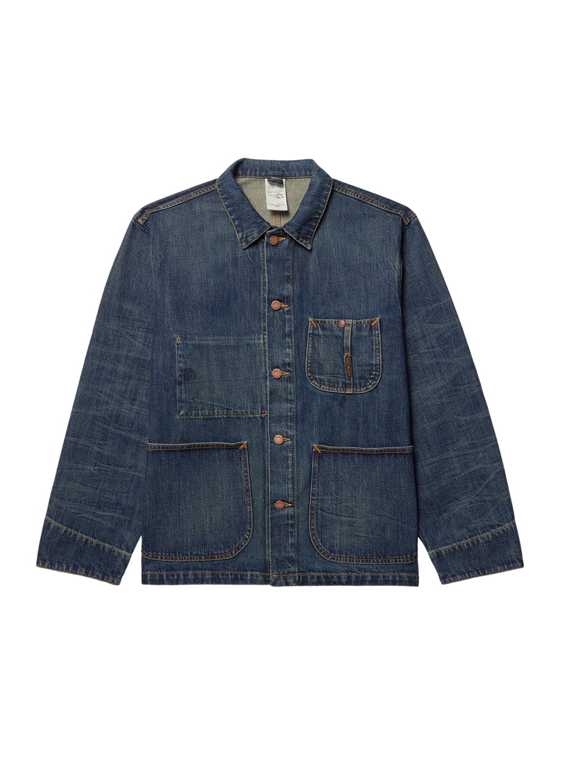 【ほぼ未使用】ヌーディージーンズ Barney Horse Lining Nudie Jeans Blue Denim Barney Horse Lining Jacket Nudie Jeans Co