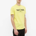 Versace Men's New Logo T-Shirt in Yellow/Black