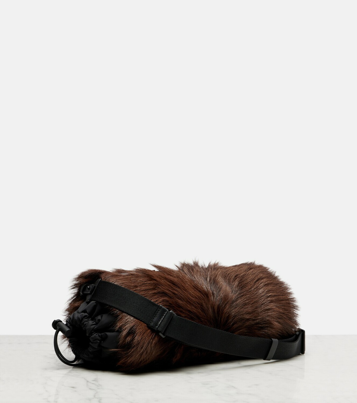 Moncler Shearling clutch