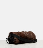Moncler Shearling clutch