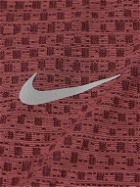 Nike Running - Slim-Fit Dri-FIT ADV TechKnit T-Shirt - Red