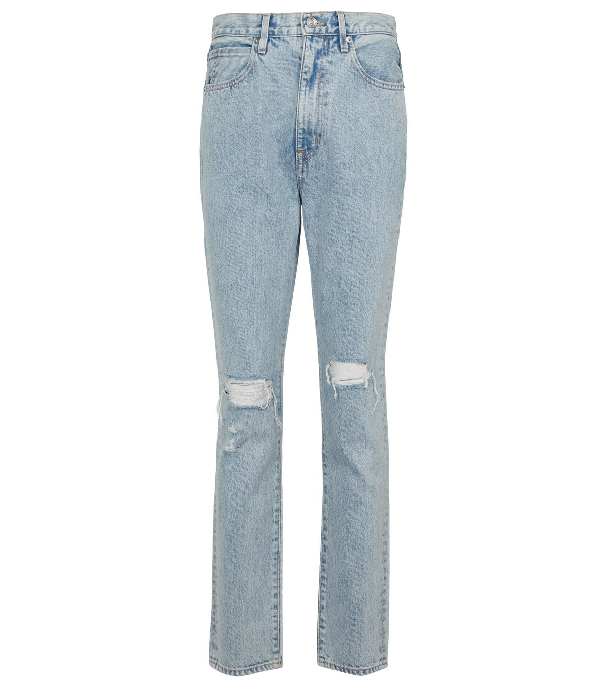 SLVRLAKE - Beatnik high-rise distressed jeans