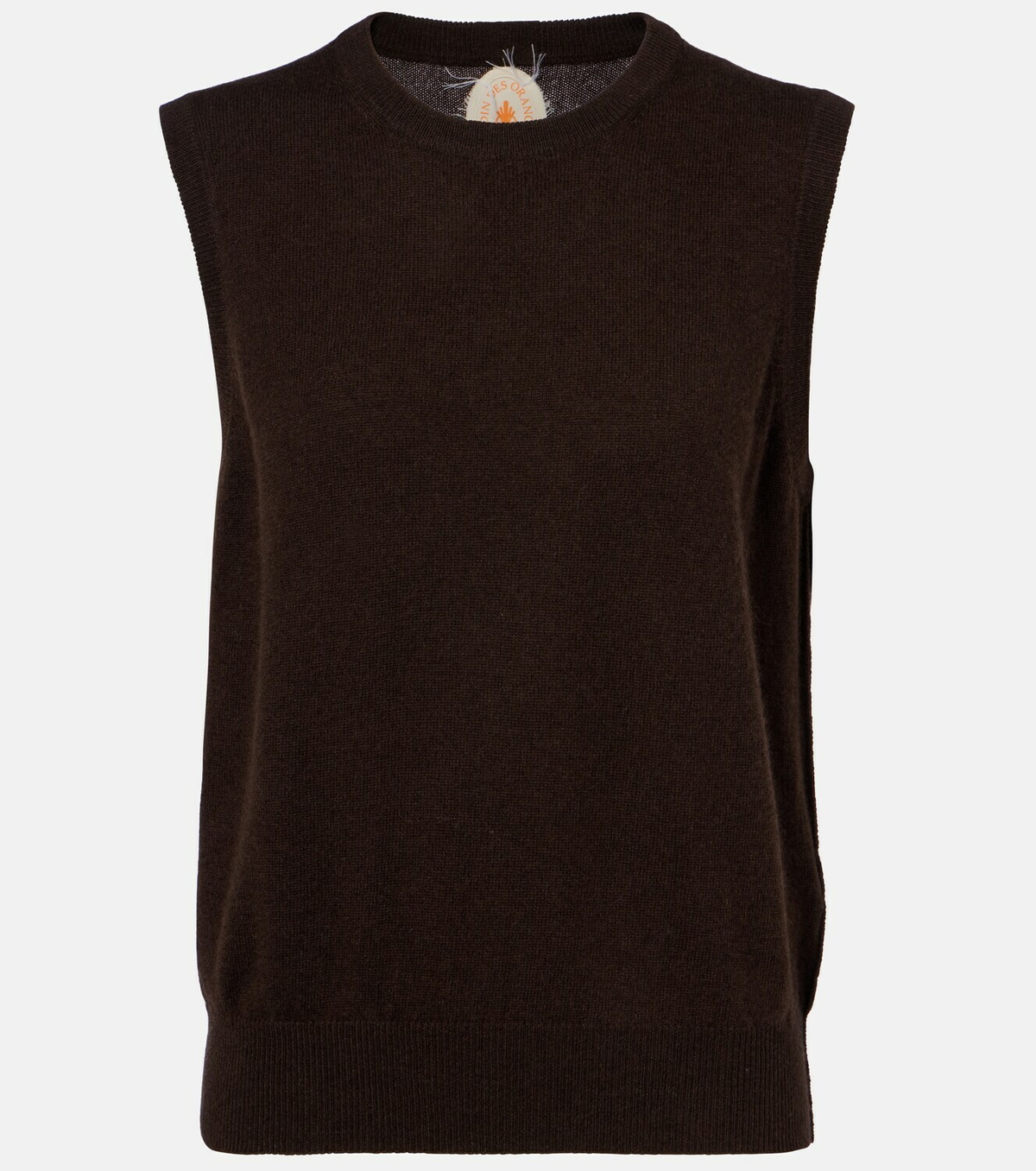 Jardin des Orangers Wool and cashmere tank top
