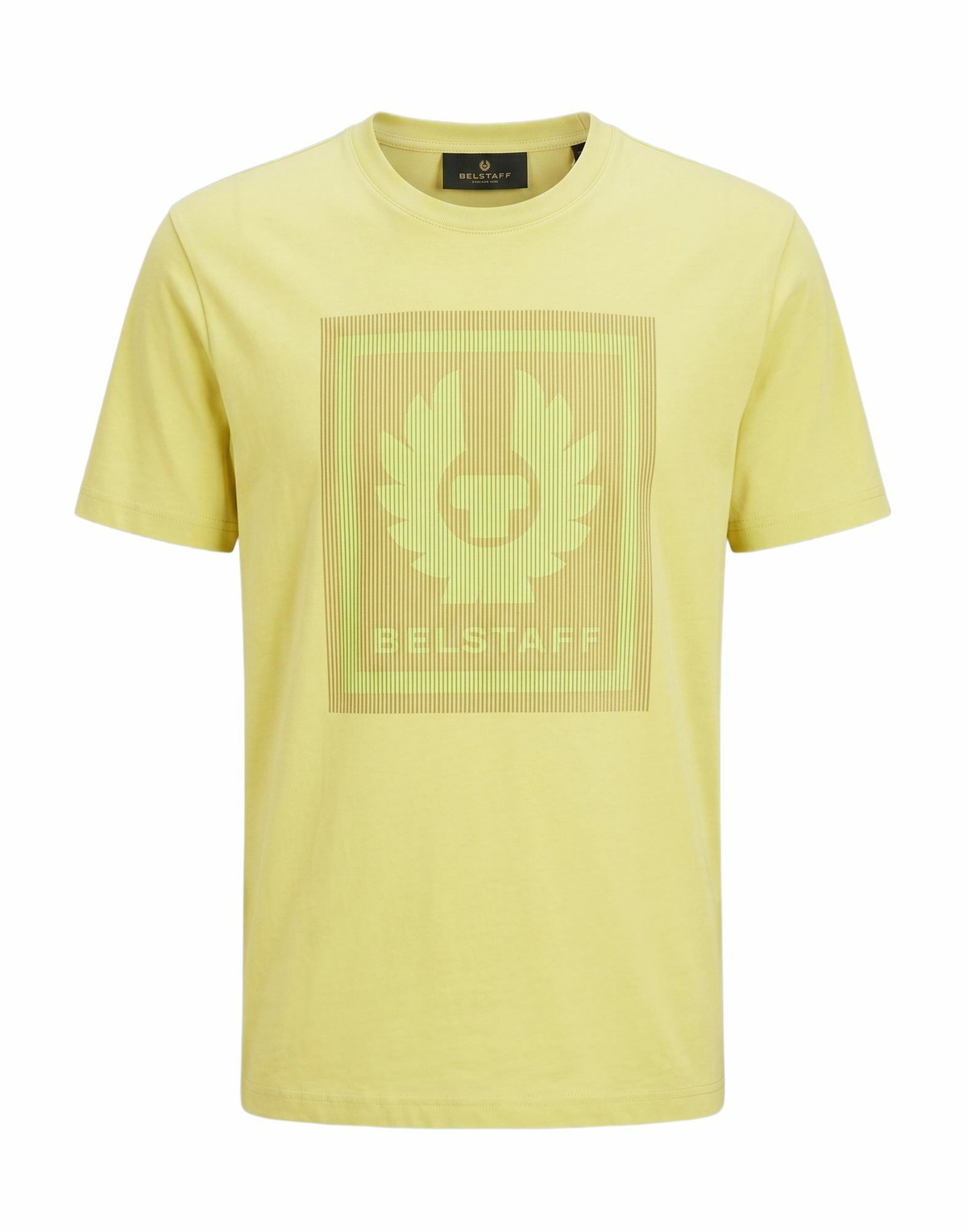 Belstaff Mens T-shirt Lime in Green