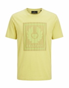 Belstaff Mens T-shirt Lime in Green