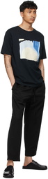 COMMAS Black Drawstring Ottoman Lounge Pants