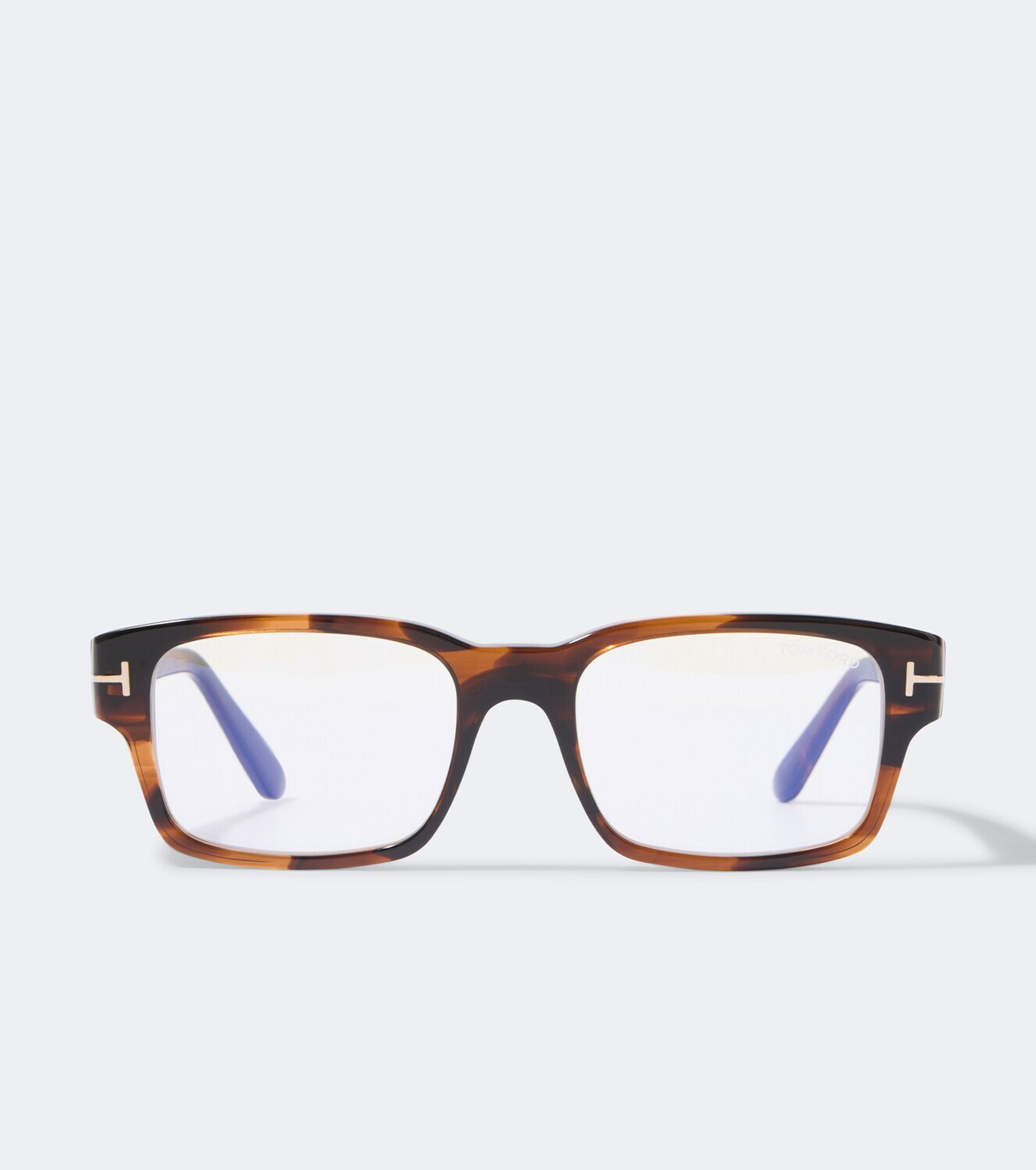 Tom Ford T rectangular glasses