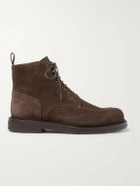 Mr P. - Jacques Shearling-Lined Suede Boots - Brown