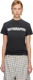 ERL Black 'Photographer' T-shirt