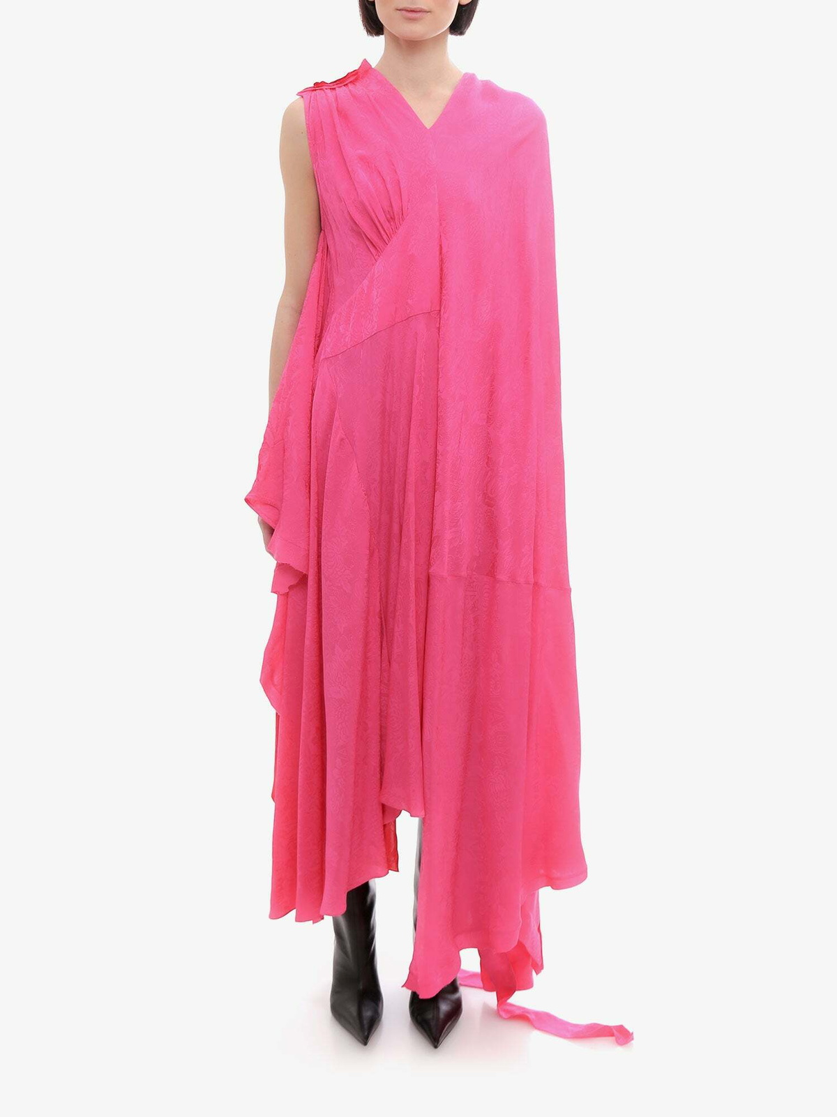 pink balenciaga dress