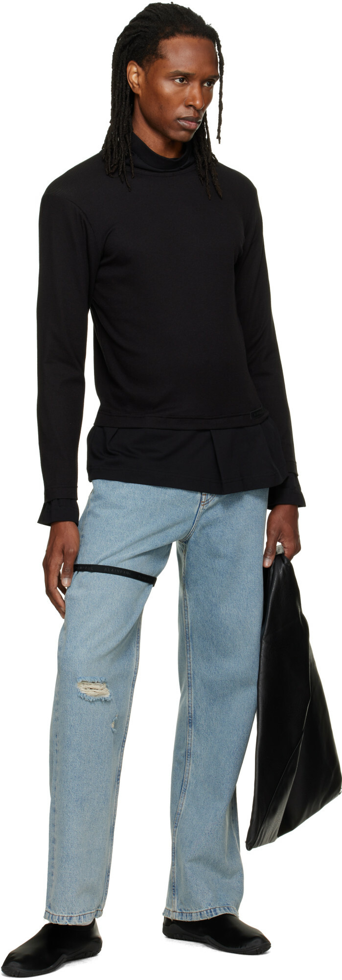 ALAINPAUL Blue Regular Fit Jeans