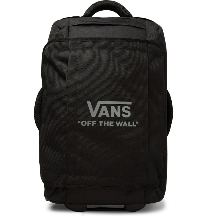 Photo: Vans - Logo-Print Nylon Carry-On Suitcase - Black