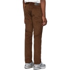Naked and Famous Denim Brown Velvet Twill Chinos