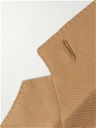 Burberry - Slim-Fit Unstructured Wool and Linen-Blend Suit Jacket - Brown