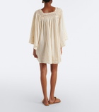 Rixo Estele Lurex® cotton-blend kaftan