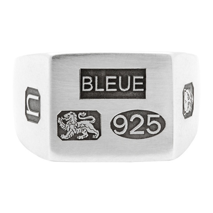 Photo: Bleue Burnham Silver The Grandfather Signet Ring