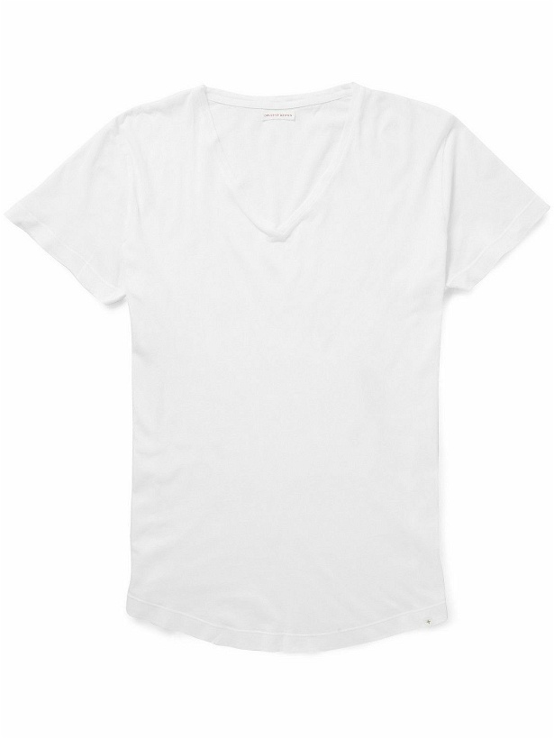 Photo: Orlebar Brown - OB-V Slim-Fit Cotton-Jersey T-Shirt - White