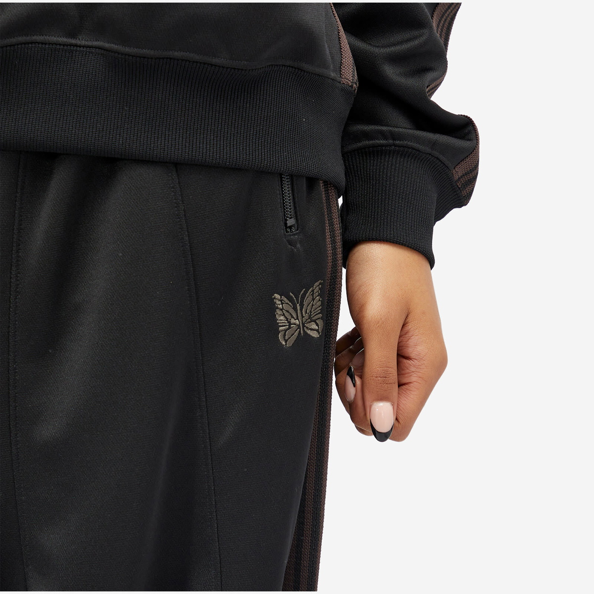 Needles Women's HD Track Pant in Black Needles