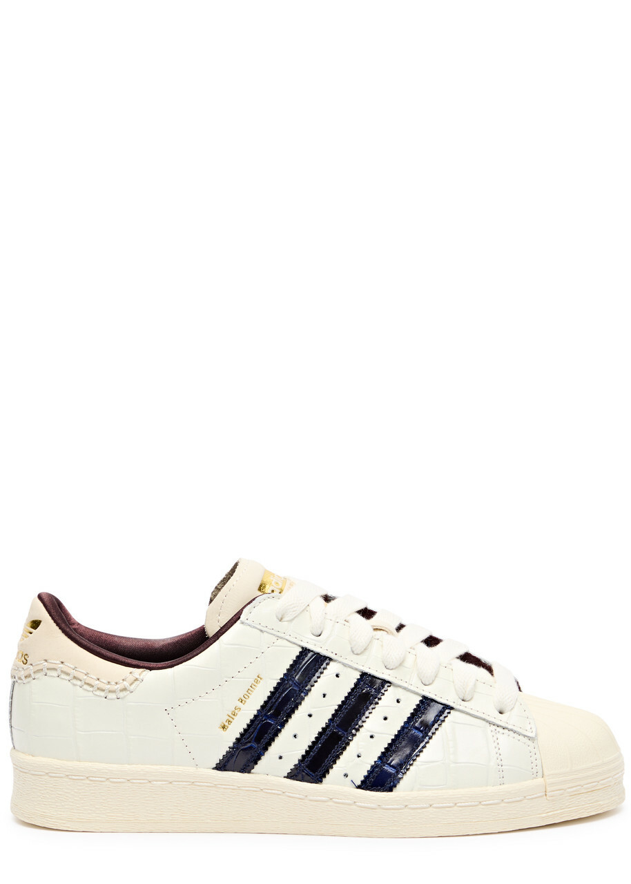 Adidas X Wales Bonner Superstar Crocodile-effect Leather