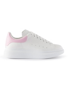 Alexander McQueen - Exaggerated-Sole Leather Sneakers - White