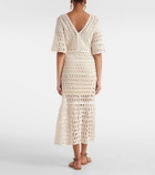 Anna Kosturova Crochet cotton maxi dress