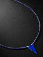 Jacquie Aiche - Gold, Lapis Lazuli and Diamond Beaded Necklace