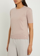 Herno Fine-knit T-shirt Light Pink
