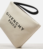 Givenchy Logo canvas pouch