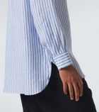 Charvet Striped linen shirt