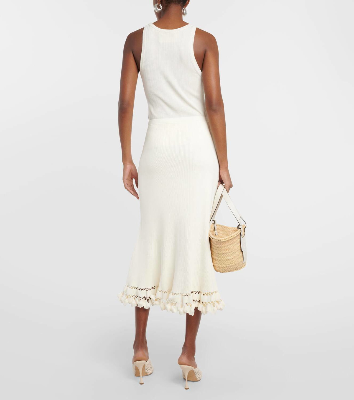 【Ulla Johnson】 Aylaリブニット maxiスカート Ulla Johnson Ayla ribbed-knit maxi skirt Ulla Johnson