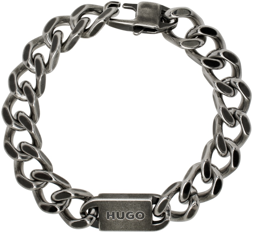 Photo: Hugo Gunmetal Chain Bracelet