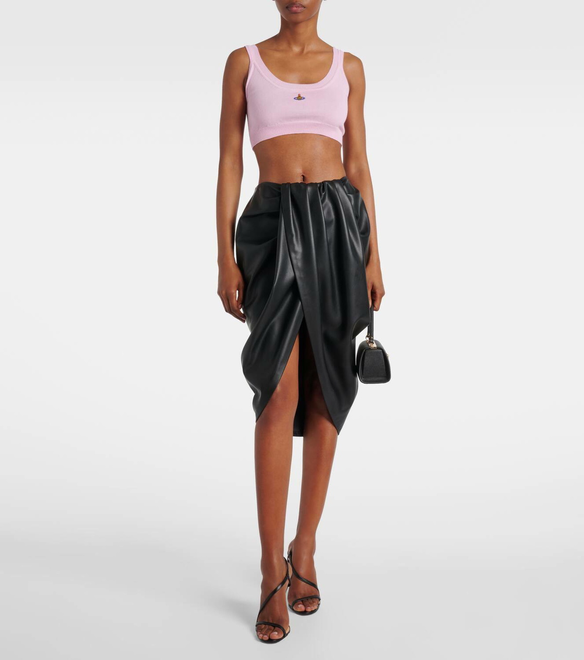 Vivienne Westwood Bea cotton and cashmere bra top