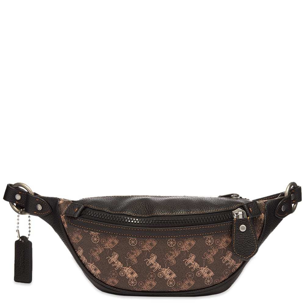 Coach Fanny Waist Pack Belt Bag in Pebble Leather w/Pac-Man Game Over,  Black : Amazon.sg: Fashion