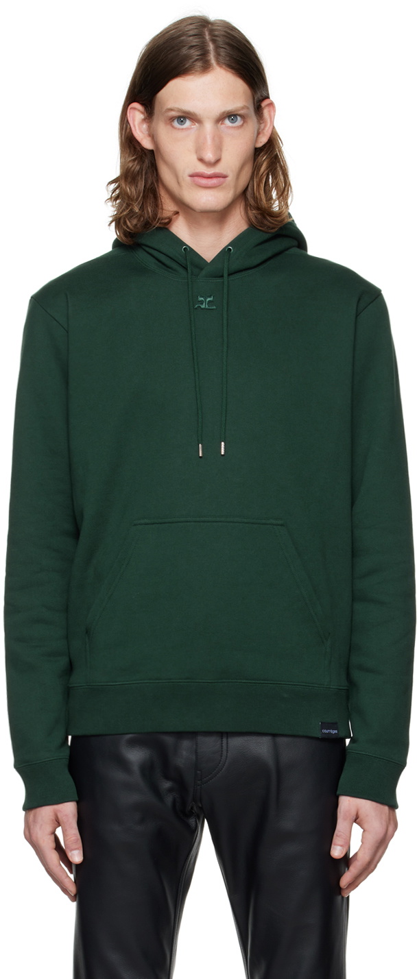 Courrèges Green Basic Hoodie Courreges