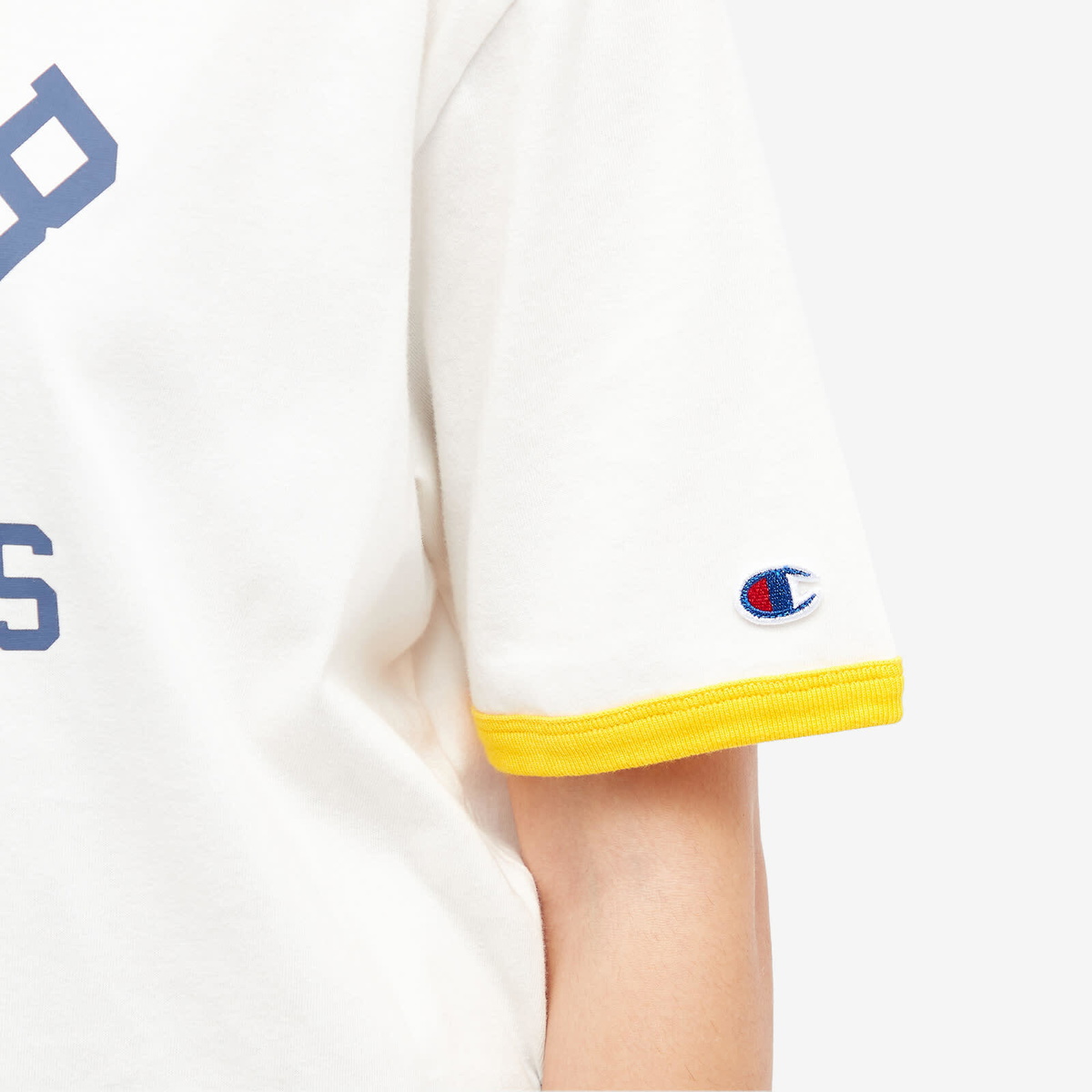 Champion Women's x Beams Boy T-Shirt in White Champion