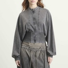 KNWLS Women's Haze Zip-Up in Washed Black