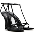 Paris Texas Black Lidia T-Strap 105 Heeled Sandals