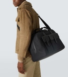 Brioni Leather-trimmed duffel bag