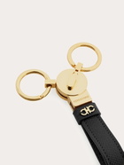 Ferragamo Mens Gancini key holder in Black