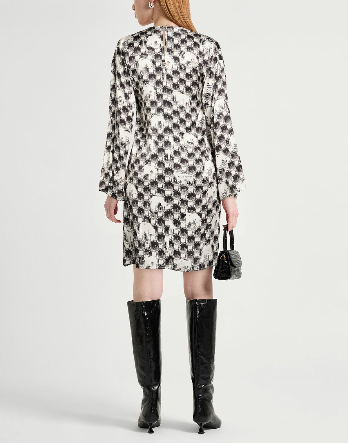 Manila Grace Womens Mini dress in Black