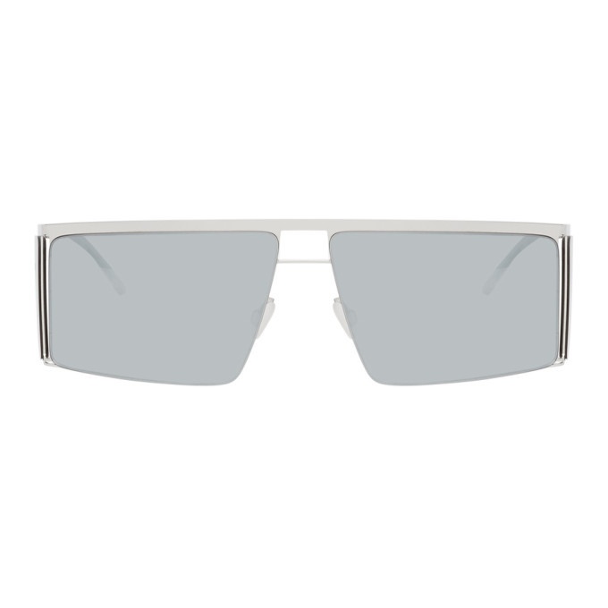 Photo: Helmut Lang Silver Mykita Edition HL001 Sunglasses