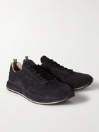 Officine Creative - Race Lux 002 Suede Sneakers - Black