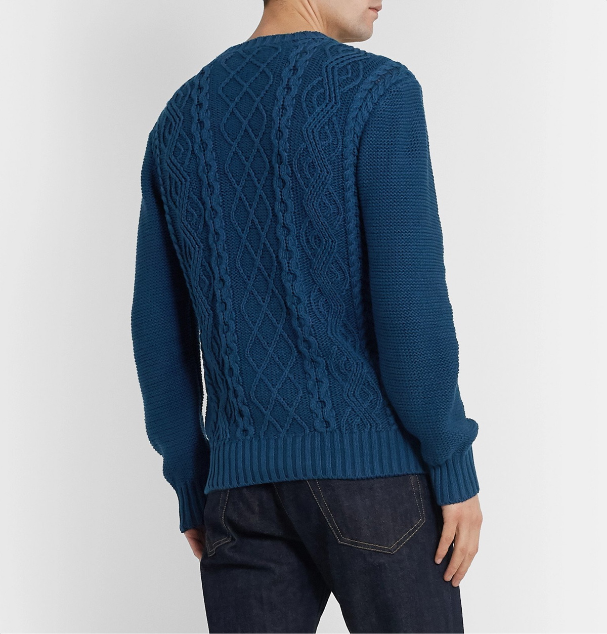 Organic Pima Cotton Cashmere Sweater, grey