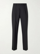 mfpen - Formal Straight-Leg Pleated Wool Suit Trousers - Black
