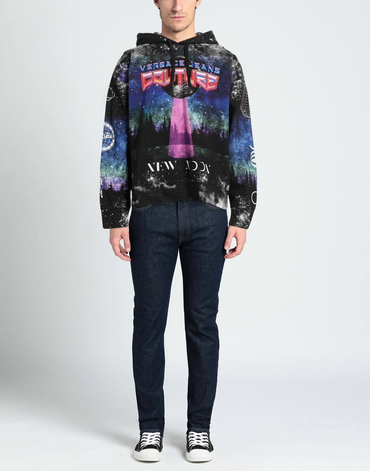 Versace Jeans Couture Mens Sweatshirt in Black