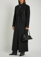 Bettter Lonzo Double-breasted Wool Coat Dark Grey